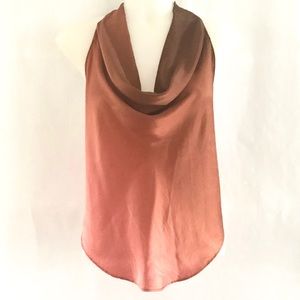 Alex & Trixie ombré silk halter top, sexy! Size M